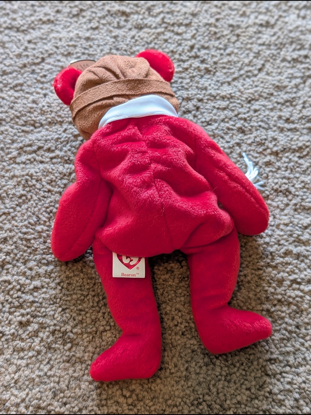 Ty Red Pilot Bear -Bearon From 2003. - Picture 2 of 3